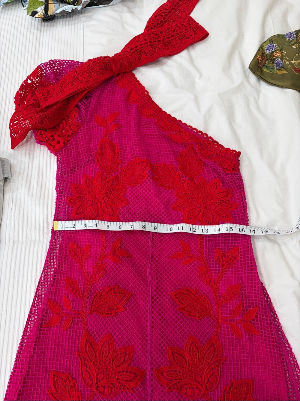 Farm Rio Guipuire Bicolor Maxi Dress - Picture 12 of 13